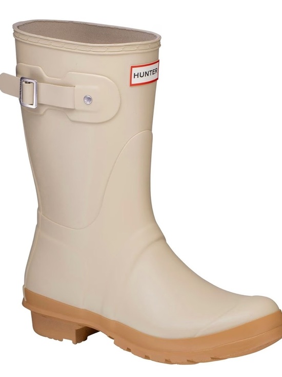 Hunter Shoes - Hunter Short Rain Boot Gravel/Biscuit Size 11 • New in Box